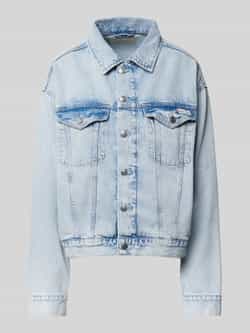 Calvin Klein Jeans Jeansjack met paspelzakken op de borst