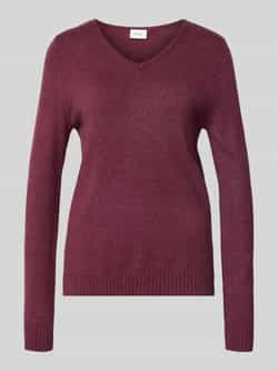 Vila Regular fit shirt met lange mouwen van viscosemix model 'Viril'