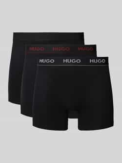 HUGO underwear Trunk BOXERBR TRIPLE met hugo logo-boord (set 3 stuks)