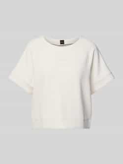 Boss Orange Sweatshirt met ribboorden model 'Emsa'