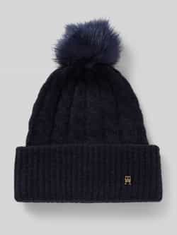Tommy Hilfiger Muts met labelapplicatie model 'TIMELESS'