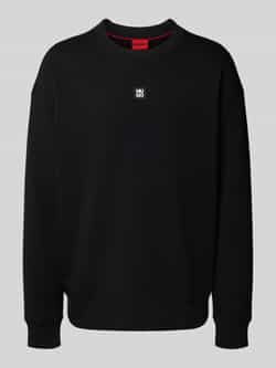 HUGO Regular fit sweatshirt van katoenmix model 'DETTIL'