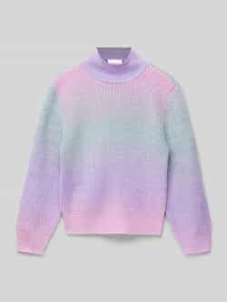 S.Oliver gebreide trui paars Meisjes Polyester Col Effen 104 110