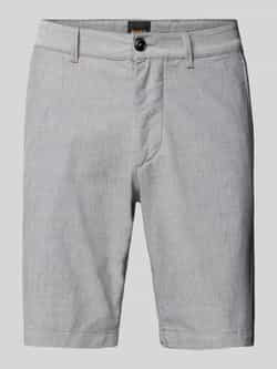 Boss Orange Slim fit bermuda met structuurmotief