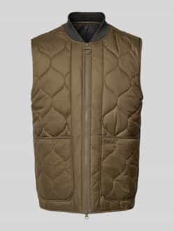 Barbour Regular fit bodywarmer met tweewegritssluiting