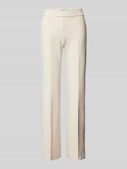 SEDUCTIVE Straight leg stoffen broek met elastische band model 'NANOU'