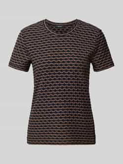 Opus T-shirt met structuurmotief model 'Siwave'