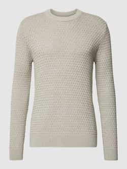 Selected Homme Gebreide pullover met structuurmotief model 'REMYS'