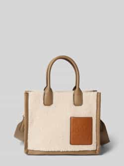 Joop! Tote bag met labelpatch model 'pezza peluche aurelia'