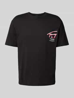 Tommy Jeans 3D Street Heren T-shirt Lente Zomer Collectie Black Heren