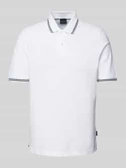Bugatti Regular fit poloshirt met labeldetail