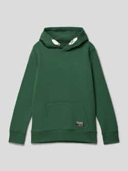 Garcia Hoodie met labeldetail