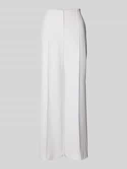 RAFFAELLO ROSSI Wide leg stoffen broek met structuurmotief model 'AGATHA'