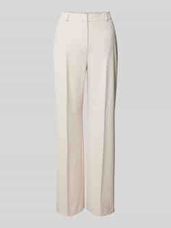 Comma Stoffen broek met Franse steekzakken