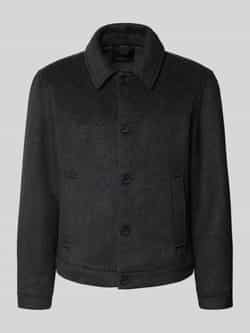 JACK & JONES Premium Overhemdjack met platte kraag en knoopsluiting