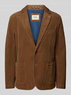 Camel active Regular fit corduroy colbert met reverskraag