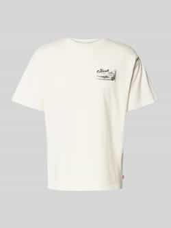 Levi's T-shirt met labelprint