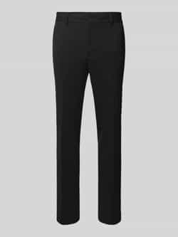 Selected Homme Slim fit stoffen broek met persplooien model 'DELON'