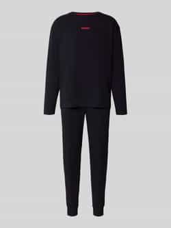 HUGO Regular fit pyjama van katoenmix
