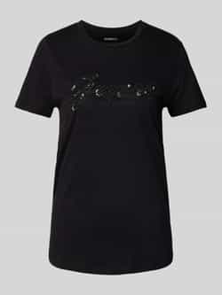 Guess T-shirt Korte Mouw T-shirt femme Script Lace Logo Easy
