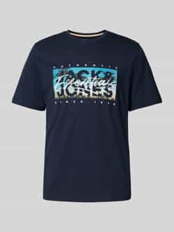 Jack & Jones Shirt met print JJCOLTON PHOTOPRINT TEE SS CREW NECK