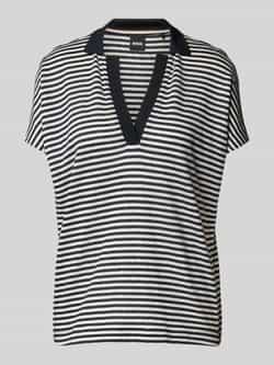 Boss T-shirt met platte kraag model 'Enelina'