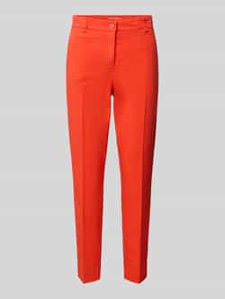 CAMBIO Skinny fit stoffen broek met persplooien model 'STELLA'