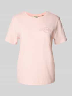 Gant Regular fit T-shirt van puur katoen met logopatch