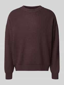 BLKVIS Gebreide pullover met ribboorden model 'Script'