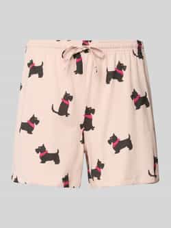 Jake*s Casual Pyjamabroek met elastische band en tunnelkoord