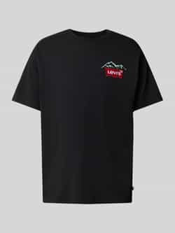 Levi's T-shirt met labelstitching