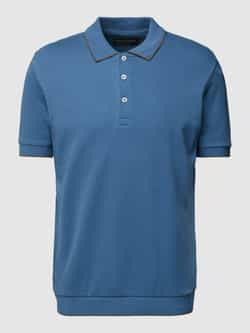 Marc O'Polo Regular fit poloshirt met contraststrepen