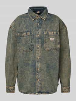 Dickies Relaxed fit jeansoverhemd met borstzakken model 'HOUSTON'