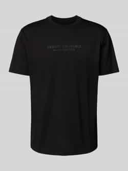 Armani Exchange T-shirt met labelprint