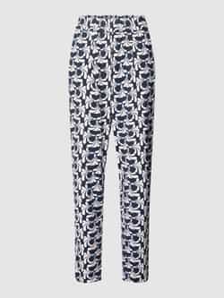 RAFFAELLO ROSSI Stoffen broek met plooien model 'MEDEA'