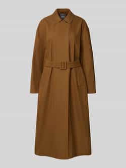 MM Regular fit trenchcoat van katoenmix model 'ALIBI'