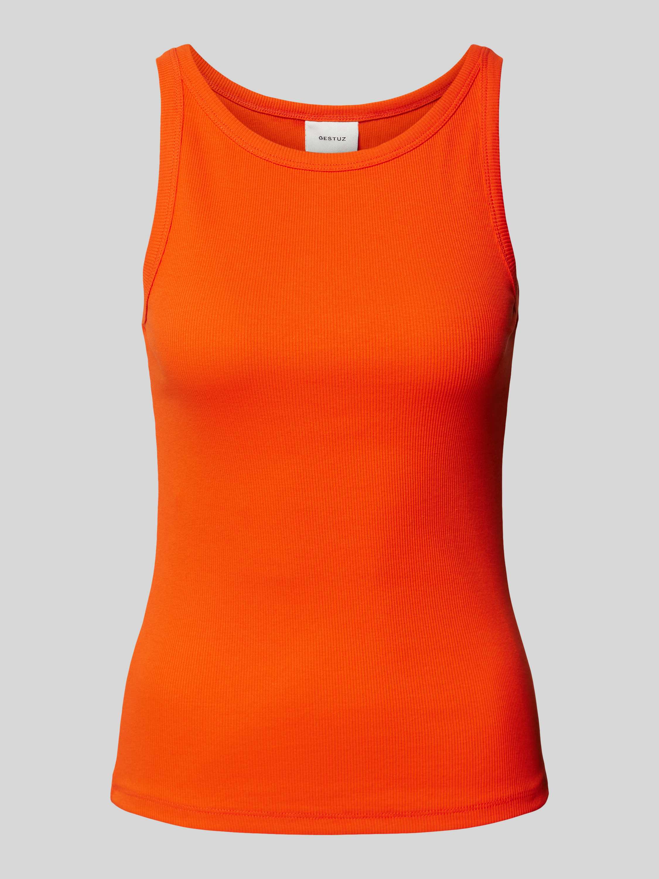 GESTUZ Dames Tops & T-shirts Drewgz Sl Top Oranje