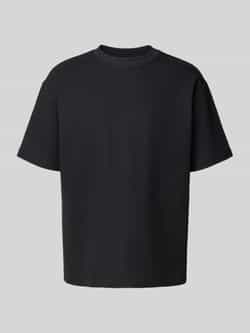 MCNEAL T-shirt met geribde ronde hals