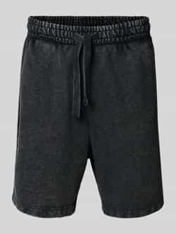 Hugo Blue Korte broek met elastische band model 'Nebusho'