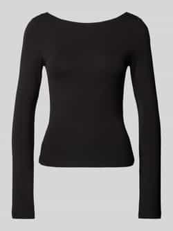 Gina Tricot Shirt met lange mouwen en boothals model 'Bello'