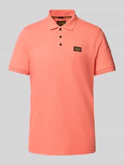PME Legend Poloshirt met labeldetail