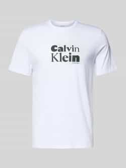 CK Calvin Klein T-shirt met labelprint