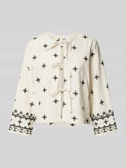 B.Young Overhemdblouse met vetersluiting model 'DUNIA'