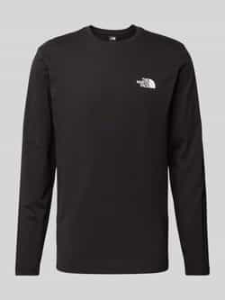 The North Face Shirt met lange mouwen en labelprint