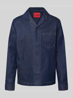 HUGO Regular fit overhemdjack met borstzak model 'Edelo'