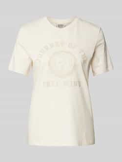 Scotch & Soda T-shirt met statement- en labelprint