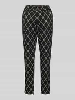 HUGO Slim fit stoffen broek met verkort model 'Hedima'