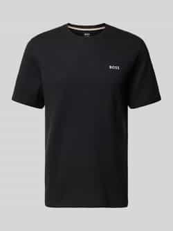 Boss T-shirt met labelstitching