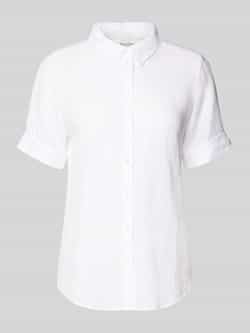 Marc O'Polo Regular fit linnen blouse met korte mouwen