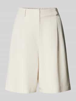 Someday Relaxed fit korte broek met bandplooien model 'Chorty'